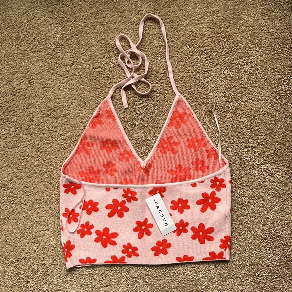 NWT PacSun halter cropped top - Picture 2 of 3
